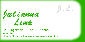 julianna limp business card